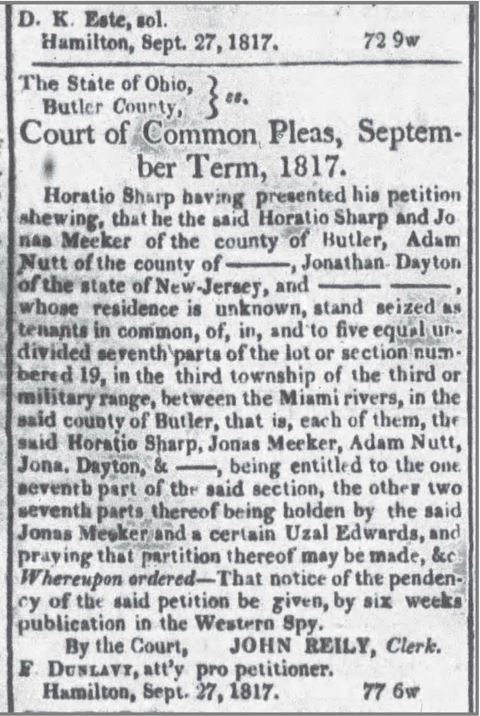 The_Western_Spy_Dec_12_1817_Dayton Land